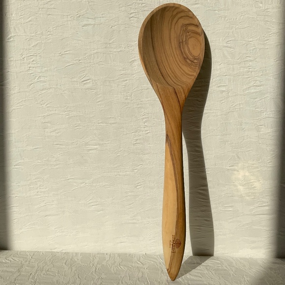 Berard Terra Spoon Large Olive Wood Spoon Made in France 12.75” - Picture 1 of 8